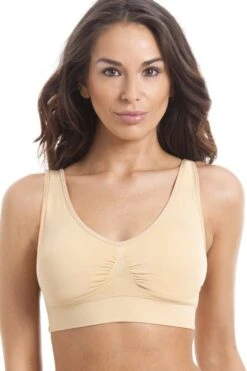 Camille Beige Seamfree Shapewear Control Support Bra
