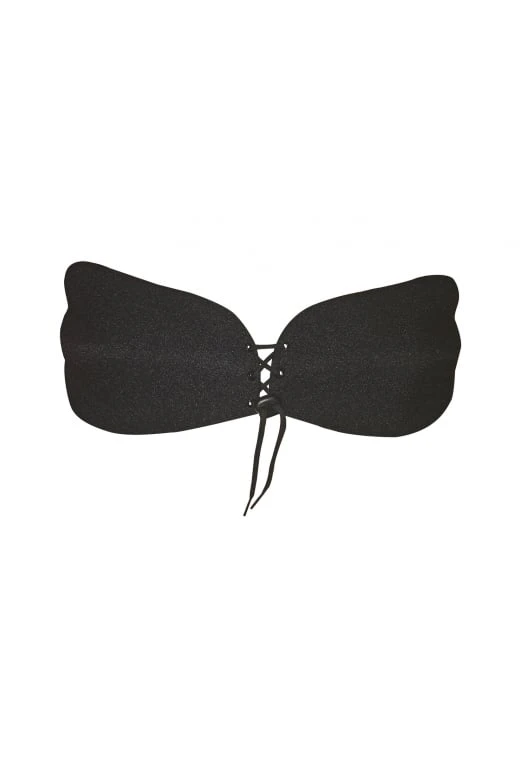 Camille Black Adhesive Invisible Push Up Backless Wing Bra 3 Camille Black Adhesive Invisible Push Up Backless Wing Bra