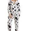 Camille Black And White Dalmatian Print Hooded Onesie -Camille Sales Store camille black and white dalmatian print hooded onesie p1817 11437 medium