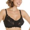 Camille Black Lingerie Womens Full Cup Underwired Lace Bra -Camille Sales Store camille black lingerie womens full cup underwired lace bra p362 1735 medium