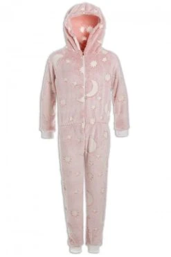 Camille Camille Child Glow In The Dark Onesies Pink
