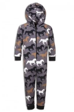 Camille Camille Childrens Horse Print Onesie Pyjama Sets