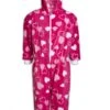 Camille Childrens Pink Heart Print Fleece Hooded All In One Onesie -Camille Sales Store camille childrens pink heart print fleece hooded all in one onesie p2377 9964 medium