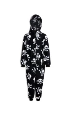 Camille Camille Childrens Skull Print Onesie Pyjama Sets