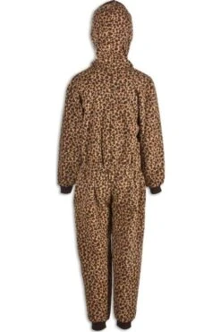 Camille Childrens Unisex All In One Caramel Leopard Print Hooded Onesie -Camille Sales Store camille childrens unisex all in one caramel leopard print hooded onesie p1844 6394 medium