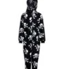 Camille Childrens Unisex Black And White Skull Print All In One Pyjama Onesie -Camille Sales Store camille childrens unisex black and white skull print all in one pyjama onesie p1850 11836 medium