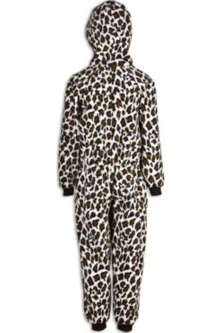 Camille Childrens Unisex Snow Leopard Print All In One Pyjama Onesie -Camille Sales Store camille childrens unisex snow leopard print all in one pyjama onesie p1852 6412 medium