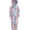 Camille Childrens Unisex White Multi Colour Paw Print All In One Pyjama Onesie -Camille Sales Store camille childrens unisex white multi colour paw print all in one pyjama onesie p1848 12350 medium