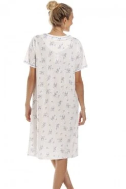 Camille Classic Blue Floral Dot Print Jersey Nightdress -Camille Sales Store camille classic blue floral dot print jersey nightdress p3867 65255 medium