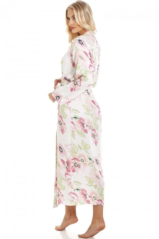 Camille Classic Lightweight Poppy Print Wrap 6 Camille Classic Lightweight Poppy Print Wrap - Image 4