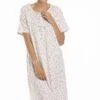 Camille Classic Pink Floral Print Jersey Cotton Nightdress 1 Camille Classic Pink Floral Print Jersey Cotton Nightdress -Camille Sales Store camille classic pink floral print jersey cotton nightdress p3860 59271 medium