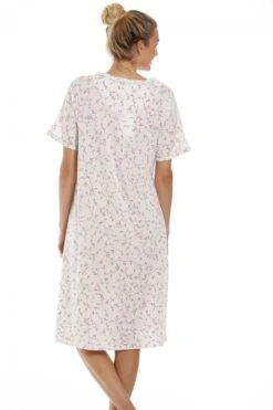 Camille Classic Pink Floral Print Jersey Cotton Nightdress -Camille Sales Store camille classic pink floral print jersey cotton nightdress p3860 59273 medium