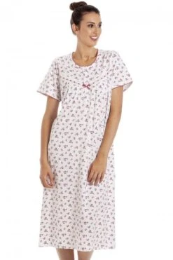 Camille Classic Short Sleeved Floral Nightdresses