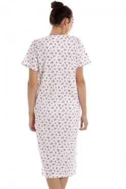 Camille Classic Short Sleeved Floral Nightdresses 10 Camille Classic Short Sleeved Floral Nightdresses -Camille Sales Store camille classic short sleeved floral nightdresses p3535 38383 medium