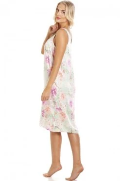 Camille Classic Sleeveless Floral Print Chemise 10 Camille Classic Sleeveless Floral Print Chemise -Camille Sales Store camille classic sleeveless floral print chemise p3583 41197 medium