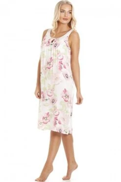 Camille Classic Sleeveless Poppy Print Nightdress 10 Camille Classic Sleeveless Poppy Print Nightdress -Camille Sales Store camille classic sleeveless poppy print nightdress p3582 41162 medium