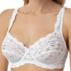 Camille Classic Underwired White Floral Lace Bra