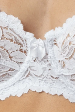 Camille Classic Underwired White Floral Lace Bra -Camille Sales Store camille classic underwired white floral lace bra p3715 73727 medium