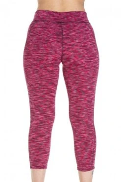 Camille Ex Highstreet Pink Stripe Activewear Capri Leggings -Camille Sales Store camille ex highstreet pink stripe activewear capri leggings p3246 45153 medium