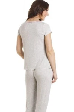 Camille Grey Short Sleeve Zebra Motif Full Length Pyjama -Camille Sales Store camille grey short sleeve zebra motif full length pyjama p2147 7748 medium