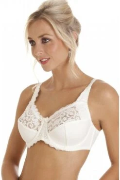 Camille Ivory Lace Non Padded Underwired Bra -Camille Sales Store camille ivory lace non padded underwired bra p332 1716 medium