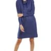 Camille Long Sleeve Cowl Neck Lightweight Knitted Navy Blue Hacci Nightdress -Camille Sales Store camille long sleeve cowl neck lightweight knitted navy blue hacci nightdress p3851 57244 medium