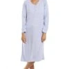 Camille Lush Long Sleeve Lightweight Blue Knitted Hacci Nightdress -Camille Sales Store camille lush long sleeve lightweight blue knitted hacci nightdress p3864 57444 medium