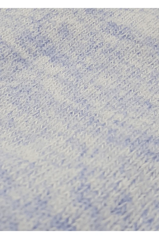 Camille Lush Long Sleeve Lightweight Blue Knitted Hacci Nightdress 8 Camille Lush Long Sleeve Lightweight Blue Knitted Hacci Nightdress - Image 6