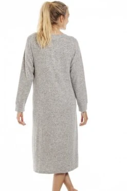 Camille Lush Long Sleeve Lightweight Grey Knitted Hacci Nightdress -Camille Sales Store camille lush long sleeve lightweight grey knitted hacci nightdress p3862 57472 medium