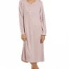 Camille Lush Long Sleeve Lightweight Pink Knitted Hacci Nightdress -Camille Sales Store camille lush long sleeve lightweight pink knitted hacci nightdress p3863 57484 medium