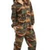 Camille Luxury All In One Green Camouflage Print Hooded Fleece Onesie -Camille Sales Store camille luxury all in one green camouflage print hooded fleece onesie p1441 11499 medium