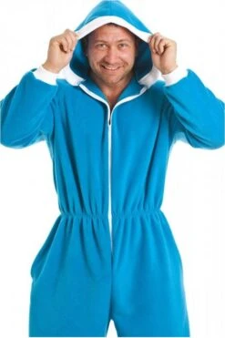 Camille Mens Blue All In One Fleece Hooded Pocketed Onesie -Camille Sales Store camille mens blue all in one fleece hooded pocketed onesie p1866 6113 medium