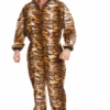 Camille Mens Luxury Gold Tiger Print Hooded Onesie -Camille Sales Store camille mens luxury gold tiger print hooded onesie p1573 57952 medium