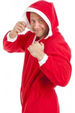 Camille Mens Luxury Red Hooded Onesie -Camille Sales Store camille mens luxury red hooded onesie p1572 4250 medium