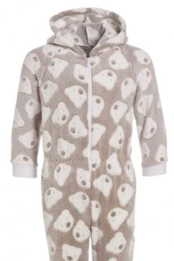 Camille Mink Supersoft Knitted In Bear Design Childrens Onesie -Camille Sales Store camille mink supersoft knitted in bear design childrens onesie p2655 13105 medium