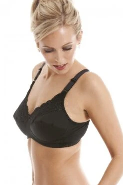 Camille Non Wired Full Cup Support Black Mastectomy Bra -Camille Sales Store camille non wired full cup support black mastectomy bra p2285 9386 medium