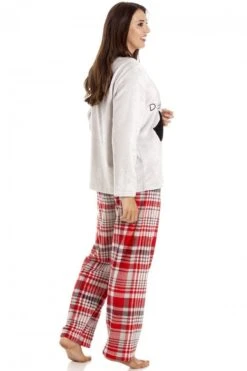 Camille Red Checkered Supersoft Fleece Scotty Dog Character Pyjama Set -Camille Sales Store camille red checkered supersoft fleece scotty dog character pyjama set p3511 36519 medium