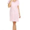 Camille Rose Print Light Pink Nightdress -Camille Sales Store camille rose print light pink nightdress p2230 41666 medium