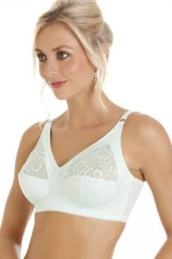 Camille Soft Cotton Comfort Non Wired Mint Green Bra -Camille Sales Store camille soft cotton comfort non wired mint green bra p608 2182 medium