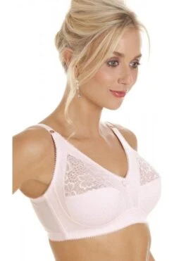 Camille Soft Cotton Comfort Non Wired Pink Bra -Camille Sales Store camille soft cotton comfort non wired pink bra p607 2175 medium