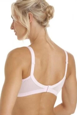 Camille Soft Cotton Comfort Non Wired Pink Bra -Camille Sales Store camille soft cotton comfort non wired pink bra p607 2178 medium