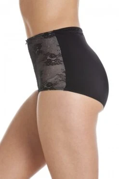 Camille Two Pack Black Seamfree High Waist Floral Mesh Briefs -Camille Sales Store camille two pack black seamfree high waist floral mesh briefs p2266 9321 medium