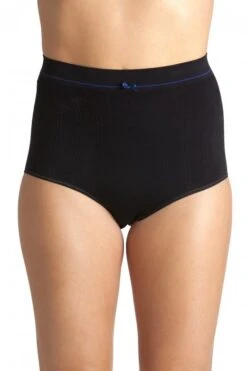 Camille Two Pack Black Seamfree High Waist Shapewear Control Briefs