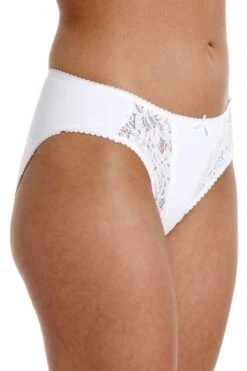 Camille White High Leg Floral Lace 2 Pack Briefs -Camille Sales Store camille white high leg floral lace 2 pack briefs p2948 18053 medium