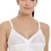 Camille White Non Wired Half Lace Soft Cup Bra -Camille Sales Store camille white non wired half lace soft cup bra p334 21721 medium
