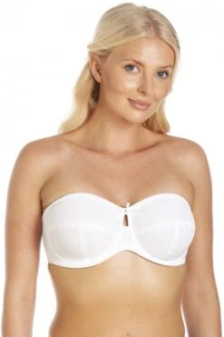 Camille White Strapless Multiway Non Padded Underwired Bra