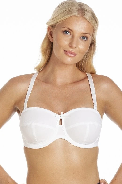 Camille White Strapless Multiway Non Padded Underwired Bra 6 Camille White Strapless Multiway Non Padded Underwired Bra - Image 4