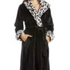 Camille Camille Womens Animal Print Bathrobes