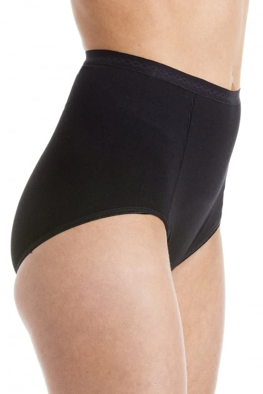 Camille Womens Black High Waist Two Pack Control Briefs 7 Camille Womens Black High Waist Two Pack Control Briefs - Image 5