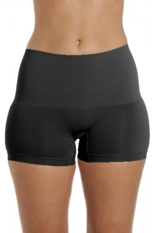 Camille Womens Black Seamfree Shapewear Comfort Control Short 2 Pack 3 Camille Womens Black Seamfree Shapewear Comfort Control Short 2 Pack